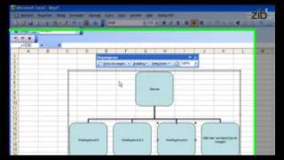 Webcursus excel  cursus deel 13  Organogrammen maken [upl. by Euqcaj]