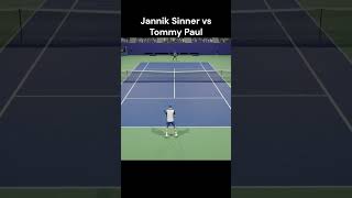 Jannik Sinner vs Tommy Paul  US OPEN  Shorts Tennis Gaming Tiebreak usopen [upl. by Htenaj]