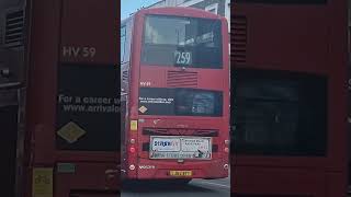 London Bus Route 259 seen leaving Hornsey Road londonbus transport [upl. by Nolan235]