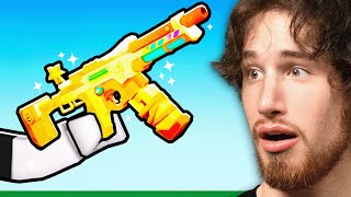 Getting MOST OVERPOWERED GUN in Roblox [upl. by Haelak]