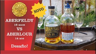 Aberfeldy 16 anos VS Aberlour 14 anos  Review Desafio [upl. by Eul]