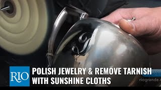 Polish Jewelry amp Remove Tarnish with Sunshine Cloths [upl. by Nortna]