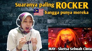 MAY  SKETSA SEBUAH CINTA Duet with Yantzen  🇮🇩 Reaction [upl. by Ahsiek]