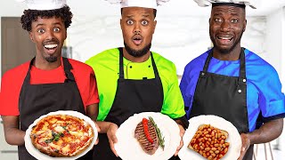 YOUTUBER COOK OFF VS AJ SHABEEL AND HARRY PINERO [upl. by Nairod]