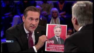 Wahl 2013 Faymann vs Strache Highlights [upl. by Tryck82]