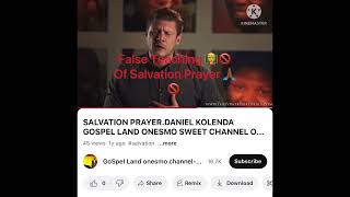 Daniel Kolenda exposed False Teaching 👨‍🏫🚫 Of Salvation Prayer 🙏🏾🚫 [upl. by Limemann797]