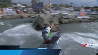 Manuel Tripano Argentina  Mens Canoe SemiFinal  2024 ICF Canoe Slalom World Cup Ivrea Italy [upl. by Erreid]