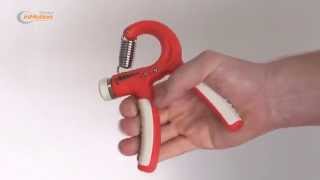 How to use Therapy in Motion adjustable hand grip exerciser [upl. by Duwe]