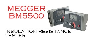 Introduction I BM5500 I Megger 5kV Insulation Tester BM5500 I Insulation Tester I Megger [upl. by Vasya]