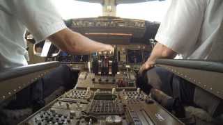 GoPro Boeing 747400 Cockpit  TakeOff Singapore Changi MPH [upl. by Jessica]