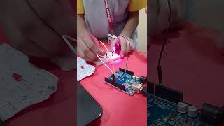 Arduino projects made by school studentsarduinoprojectroboticsyoutubeshorts [upl. by Torray]