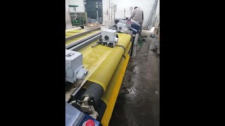 leno bag water jet loom mesh bag water jet loom [upl. by Arquit]