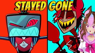 Stayed Gone  Hazbin Hotel Reaction  Alastor and Vox [upl. by Doraj]