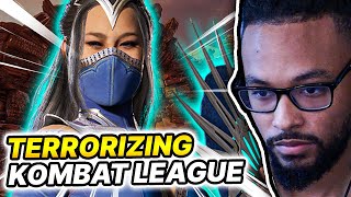 TERRORIZING Kombat League with KITANA in Mortal Kombat 1 [upl. by Deach]