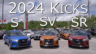 New 2024 Nissan Kicks S SV SR Comparison from Nissan of Cookeville [upl. by Rochella]