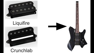 拾音器升级 liquifirecrunchlab  coil split for latitude cardinal headless guitar [upl. by Ecylla]