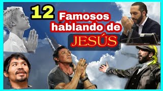 Testimonios Cristianos Impactantes  Famosos comparten su Fe en JESÚS  Cantantes Deportistas y más [upl. by Loriner304]