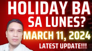 HOLIDAY BA SA MARCH 11 2024 [upl. by Adnohs]