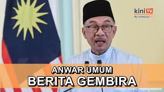 Gaji penjawat awam naik sikit oktober ini  Anwar [upl. by Accire]