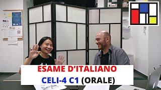 Esame di italiano CELI 4  C1 orale [upl. by Charlean]