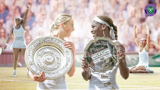 Serena Williams v Maria Sharapova  The Biggest Rivalries at Wimbledon [upl. by Javier257]