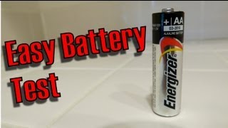 How To Test a AA battery Easiest Way For Any Battery Fast Easy [upl. by Stasny]