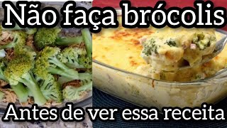 BRÓCOLIS GRATINADO AO MOLHO BRANCO molhobranco brocolis gratinado [upl. by Lalita]