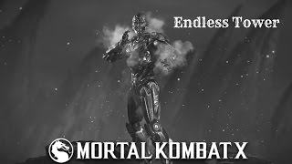 Mortal Kombat X PS4 Triborg Smoke Endless Tower Post Patch [upl. by Dollar]