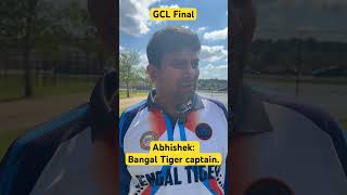 GCL Final Abhishek Bangal Tiger Captain GCL cricket [upl. by Scherle]