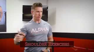 Wall mounted VersaPulley  Shoulder Training featuring Paul Cater [upl. by Annayat]