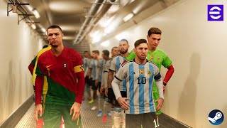 eFootball 2024  Portugal Vs Argentina  Official Gameplay  4K [upl. by Nyleaj791]