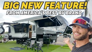 America’s BEST fifth wheel RV brand has  BIG new feature 2025 Brinkley Model G 3250 [upl. by Kucik]