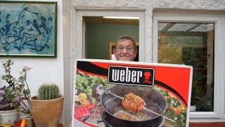 Weber Rotisserie Unboxing [upl. by Naerol]