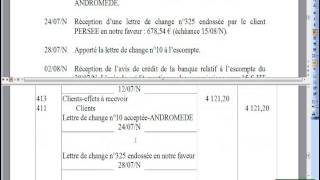 095 Effets de commerce Application 1 [upl. by Kylynn]