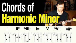 Chords of the Harmonic Minor Scale [upl. by Wilkins198]