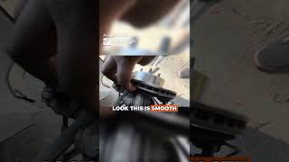 Got the new brake pads and rotor on  full video on my channel mopar chrysler300 automobile [upl. by Aloisius]