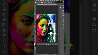 modern graphics design idea in Photoshop shorts photoshoptutorial [upl. by Zsuedat]