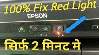 epson l220 l360 l365 l380 red light blinking solution software download  epson service required [upl. by Annekam]