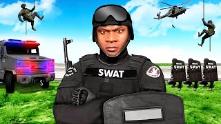 Controlling THE SWAT TEAM in GTA 5 [upl. by Drawde]