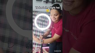 Meesho ring light reviewmeesho ring light with tripod review meesho review ringlight shorts yt [upl. by Deck]