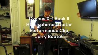 Cygnus X1 Book II Hemispheres Guitar Performance  Harmonics Section [upl. by Cody]