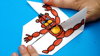 SATISFYING FIVE NIGHTS AT FREDDYS Arts and Paper Crafts for FANS [upl. by Anaigroeg]