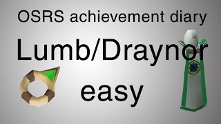 OSRS Lumbridge and Draynor easy diary guide [upl. by Dosh859]