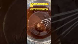 Browni tadında ıslak kek tarifiDeneyin vazgeçemeyeceksiniz‼️🫶🏼 Dışardan almaya son‼️brownie kek [upl. by Ydnak]