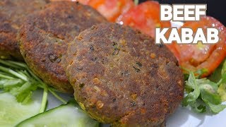 Beef Shami Kabab Recipe by YES I CAN COOK BeefKabab IftarSpecial 2019Ramazan [upl. by Garda]