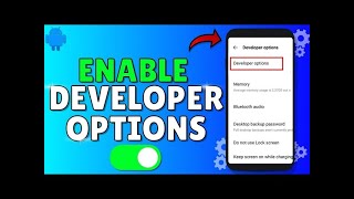 How To Enable Developer Options On Android  Developer Options Android Step by Step [upl. by Pietro]