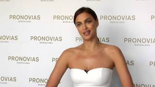 Interview to the model Irina Shayk for Pronovias [upl. by Fionnula]