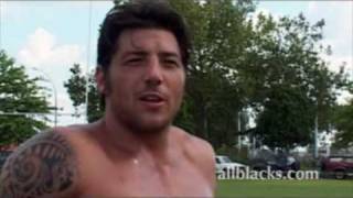 NZ All Black ScrumHalf Kelleher Conditioning camp 2007 [upl. by Eylsel15]