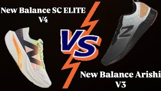 New Balance SC ELITE V4 vs New Balance Arishi V3 [upl. by Ailaza]