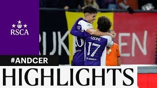 Highlights RSC Anderlecht  Cercle Brugge  20232024 [upl. by Charmion805]